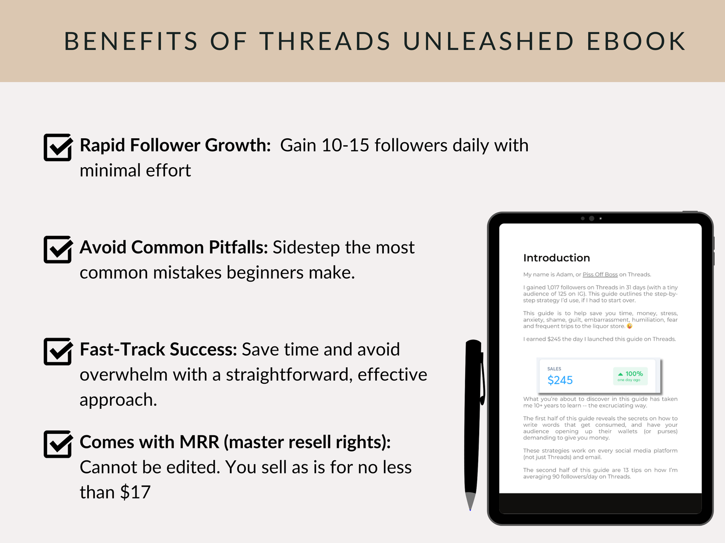 Threads Unleashed Ebook