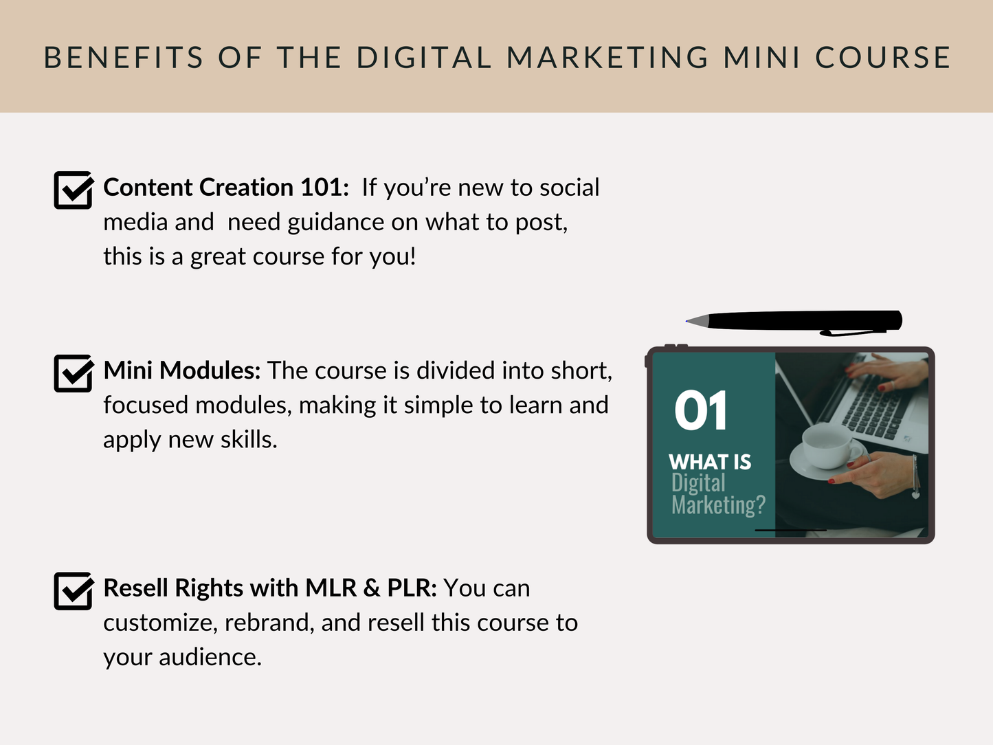 Digital Marketing Mini Course